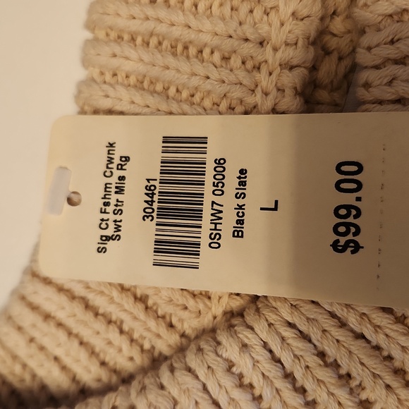 LL Bean  Fisherman Sweater - Picture 5 of 7